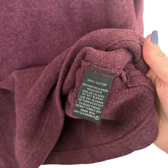 Rodd & Gunn Maroon Quarter Zip Sweater Sz M - Picture 4 of 6